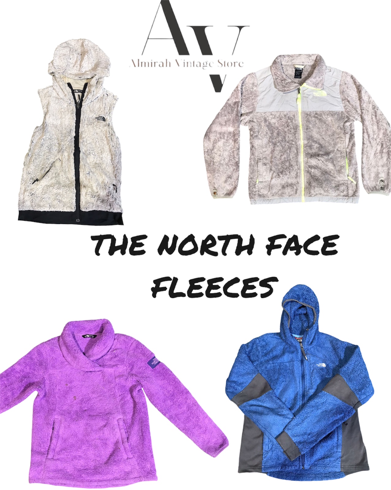 TNF, Columbia grade ABC 50 pièces vestes