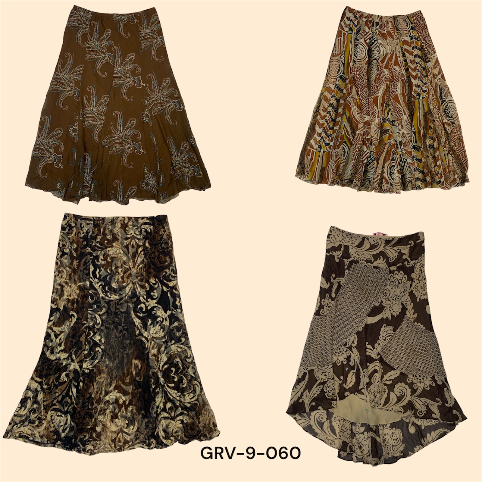 Chemise en poly brown Y2K – Élégance classique avec une touche rétro (grv-9-060)