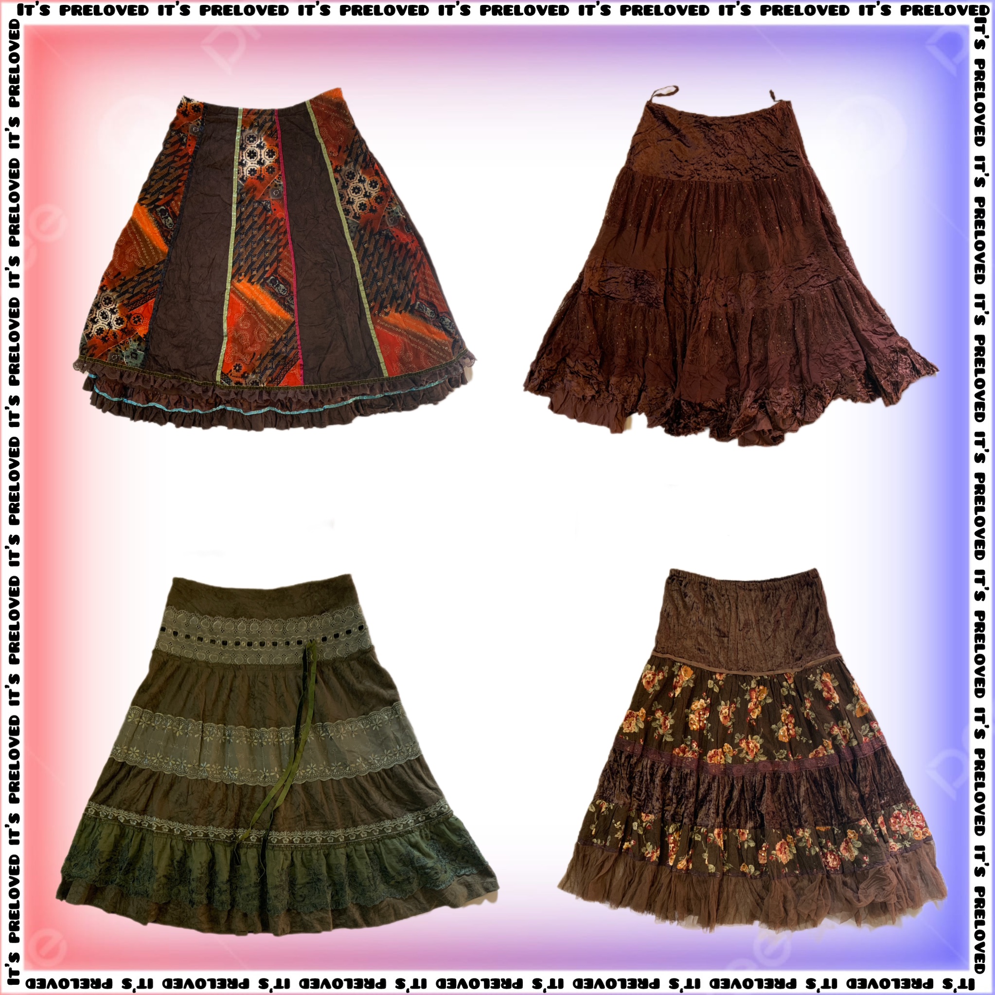 Burlesque Diva: Y2K Fairy Core Skirts (SS-637)