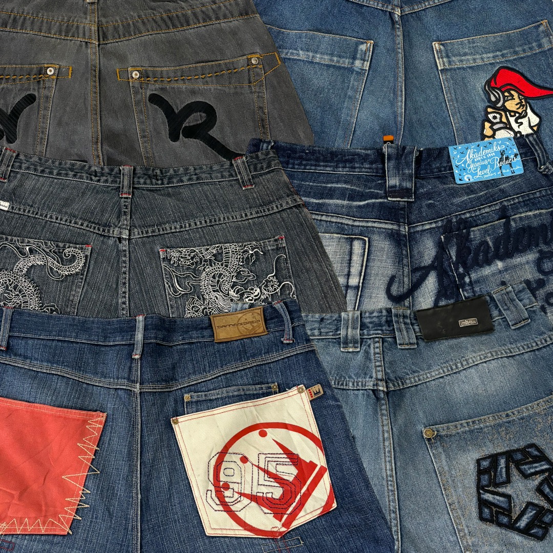 Y2k Hip Hop Baggy Jeans 20 pieces (A40)