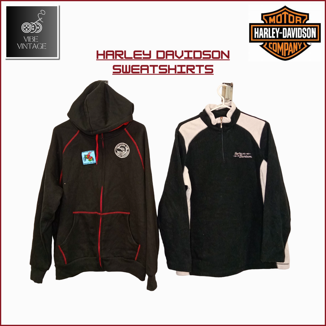 HARLEY DAVIDSON SWEATSHIRTS - 13 PCS