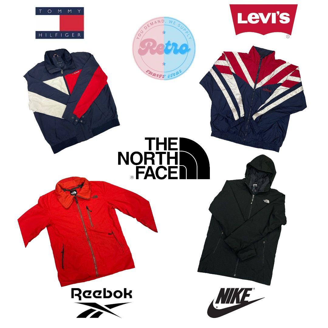 Branded Jackets The North Face | Nike | Reebok | Levi's | Tommy Hilfiger