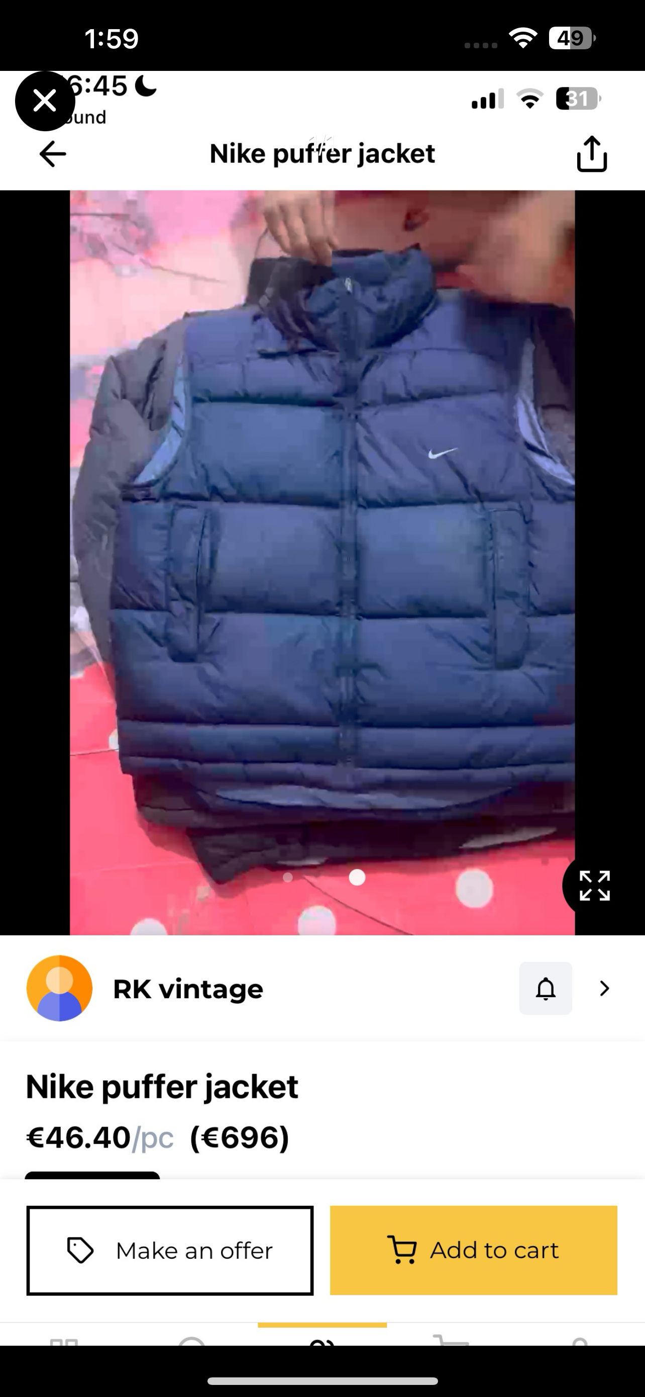 Puffer Nike Polo
