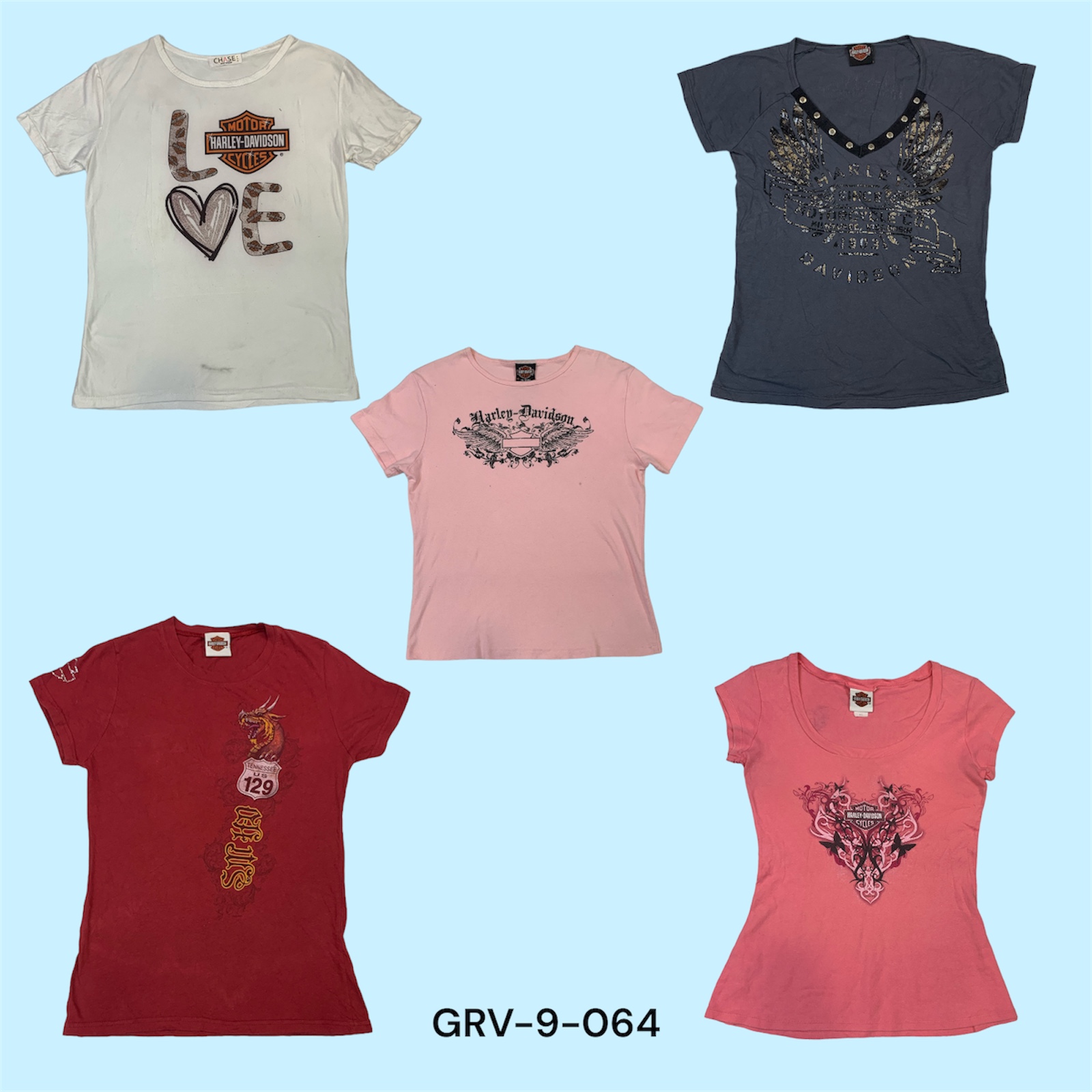 Y2K Harley Davidson T-Shirts – Iconic Biker Cool(grv-9-064)