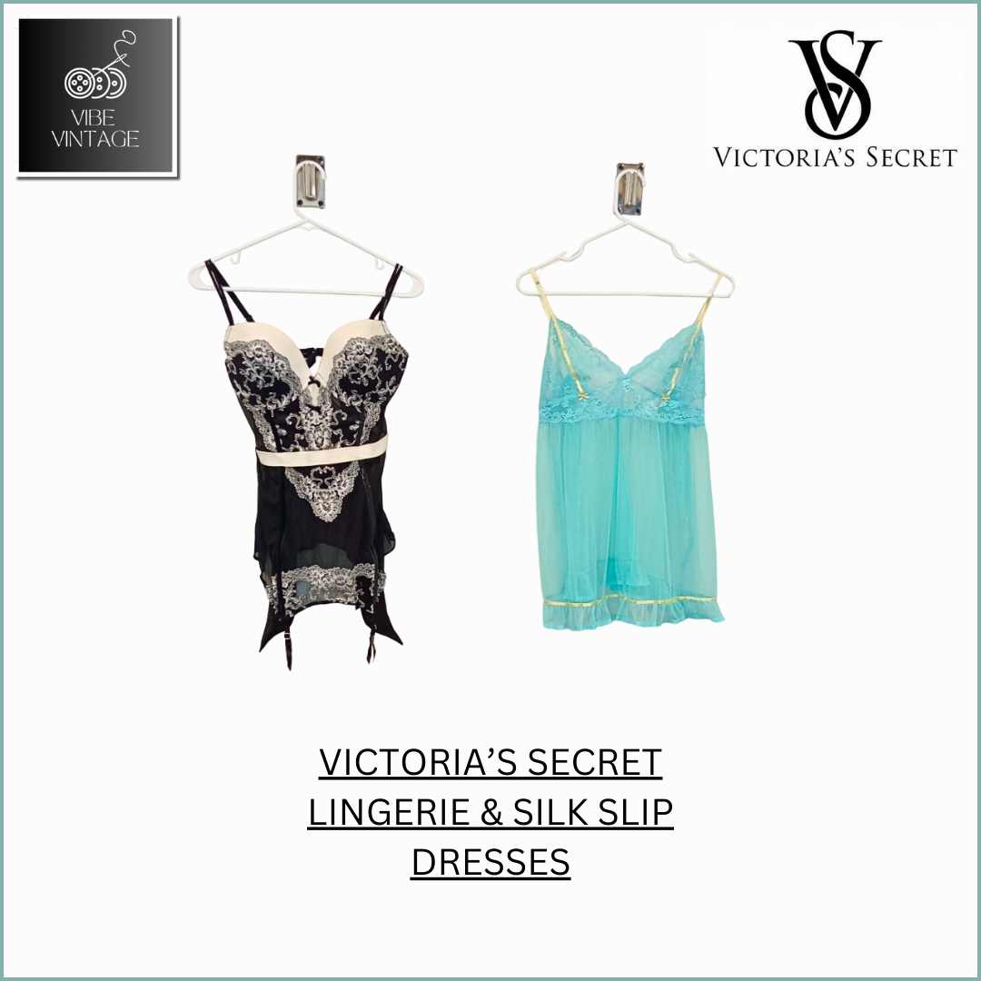 LINGERIE VICTORIA'S SECRET & ROBES DE SOIE (BUNDLE 1) - 20 PIÈCES