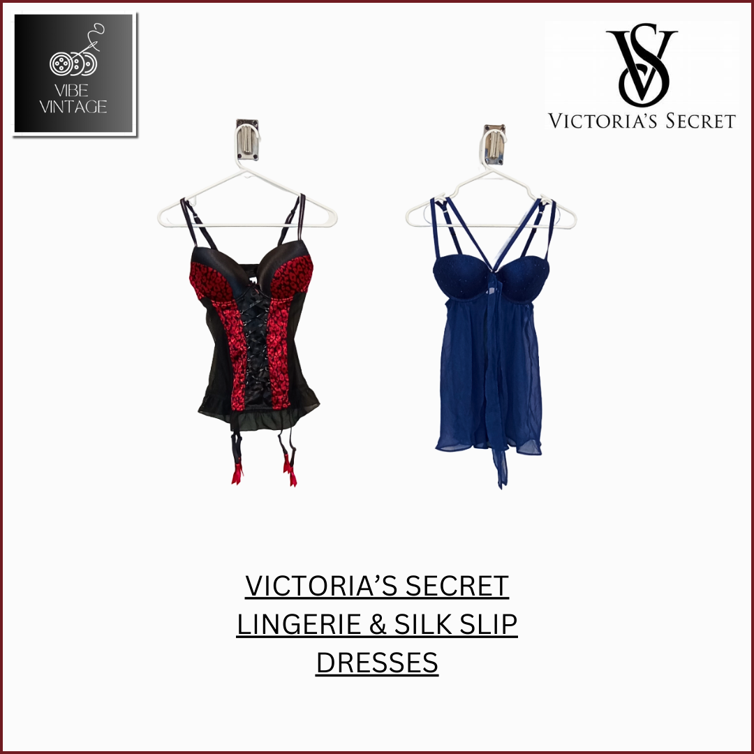 LINGERIE ET ROBES GLISSANTES EN SOIE DE VICTORIA'S SECRET (BUNDLE 2) - 20 PCS