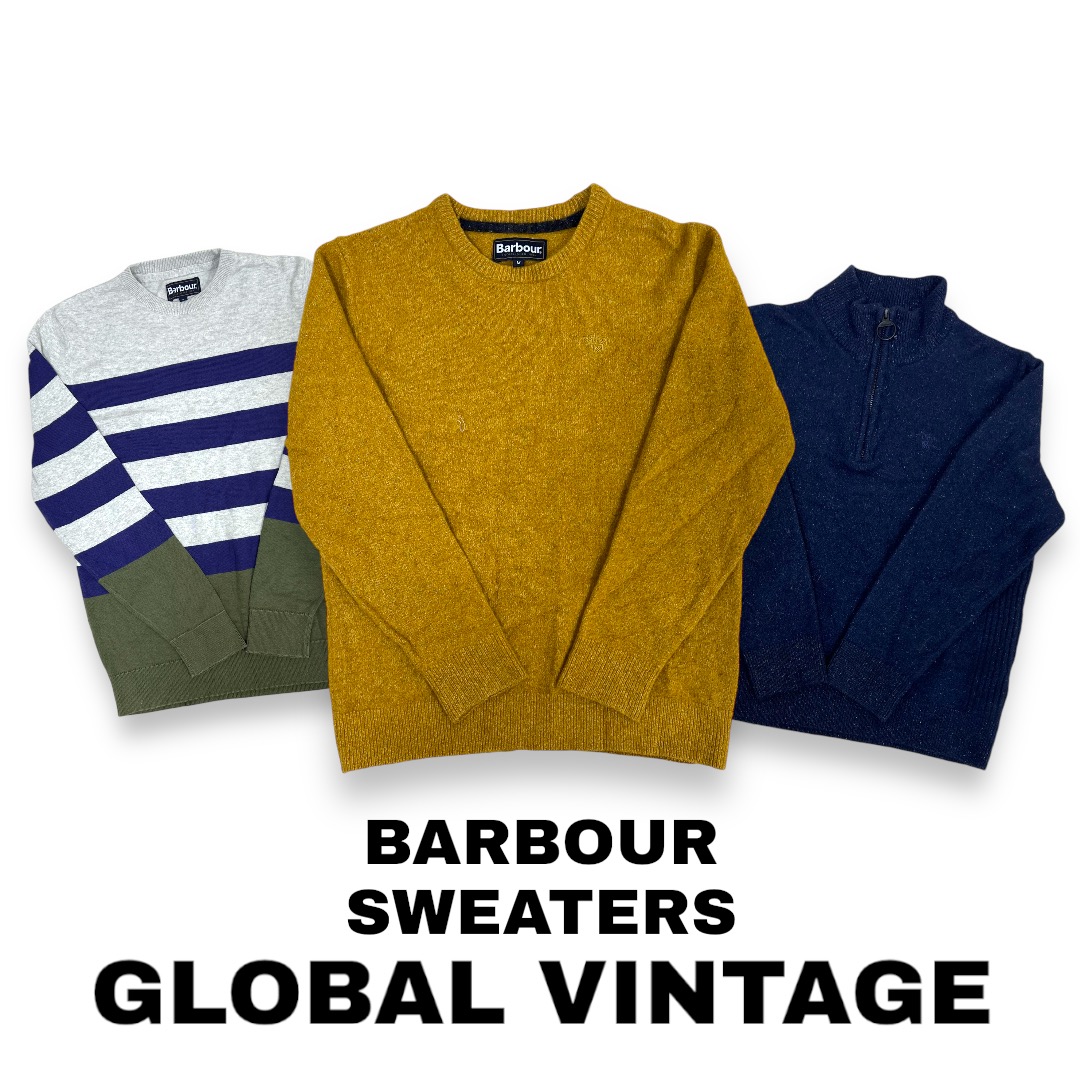 Pulls Barbour authentiques - 9 pièces