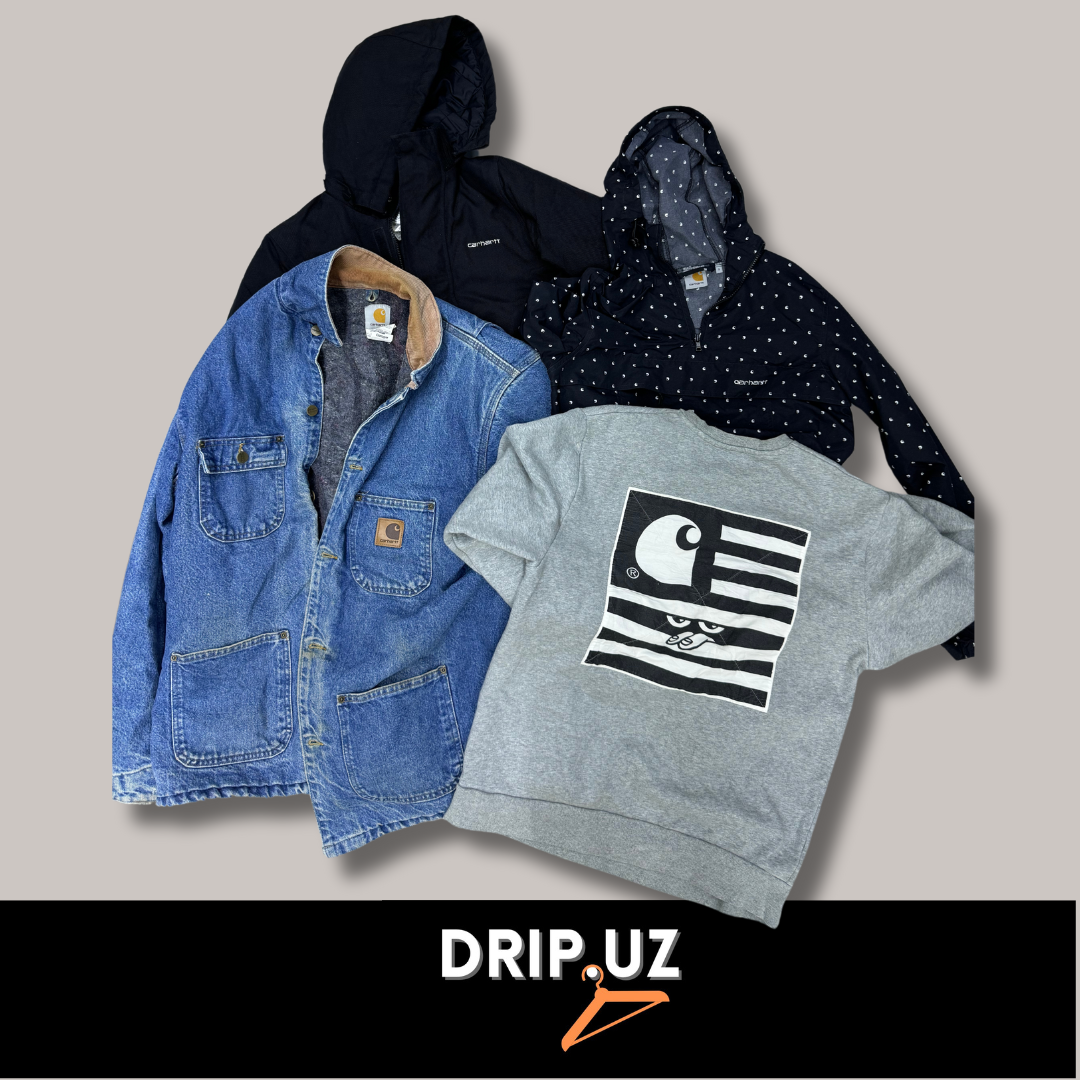 Carhartt Mix Artikel Bundle Jacken, Hosen, Sweatshirts, Shorts - 13 Stück