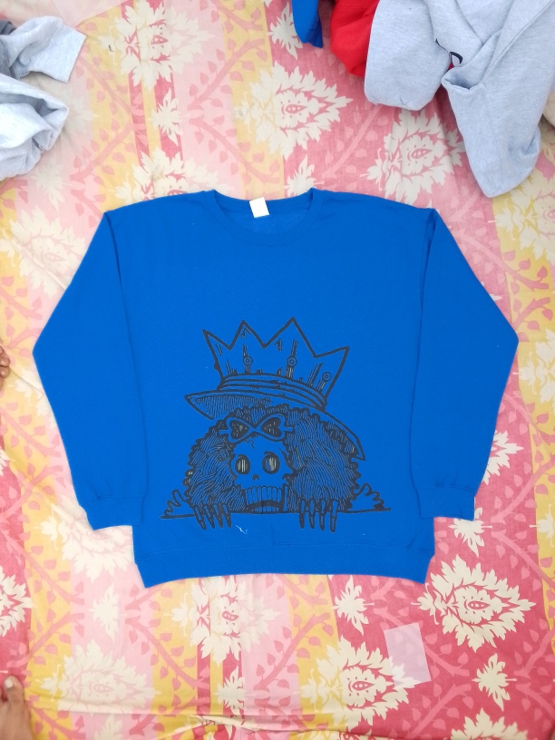 プリントスウェットシャツ