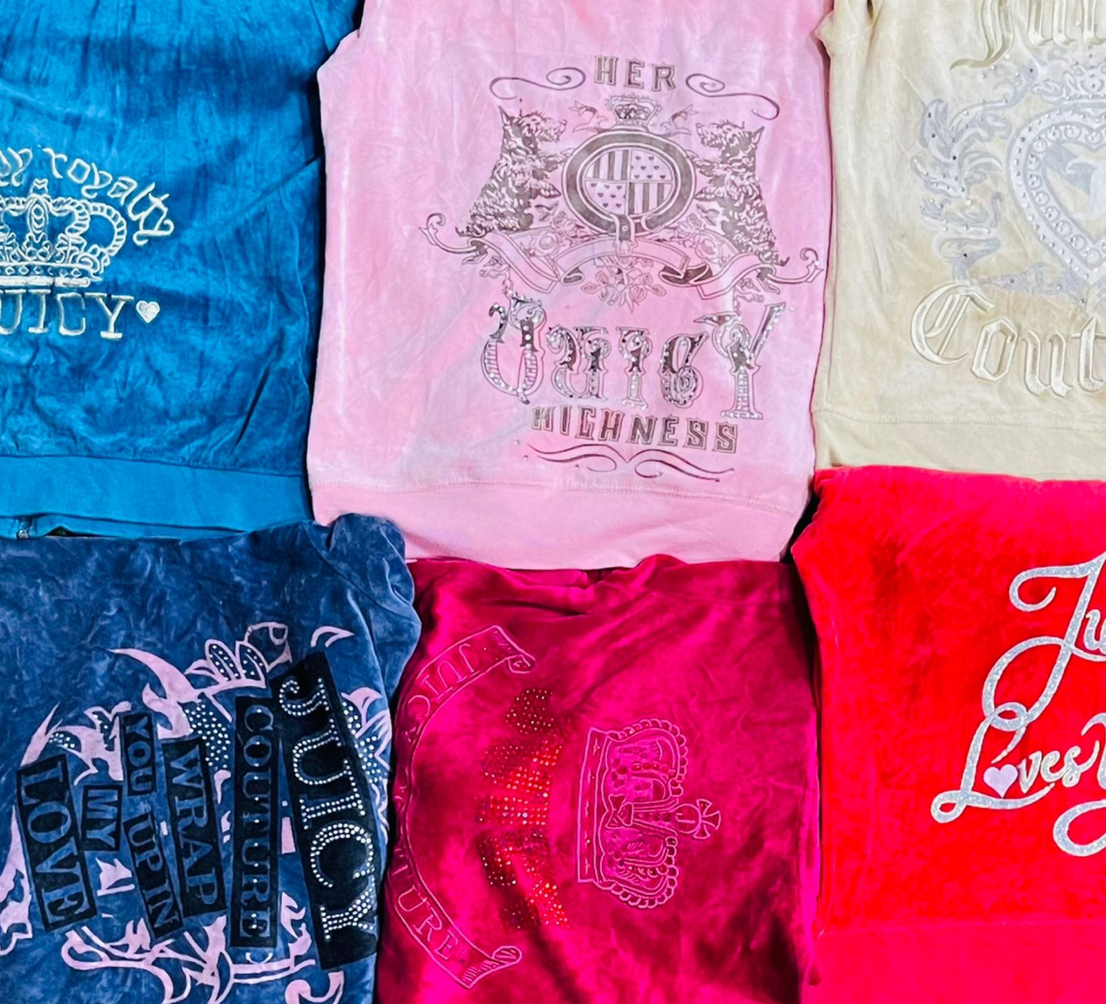 30 pièces de sweats à capuche Juicy Couture