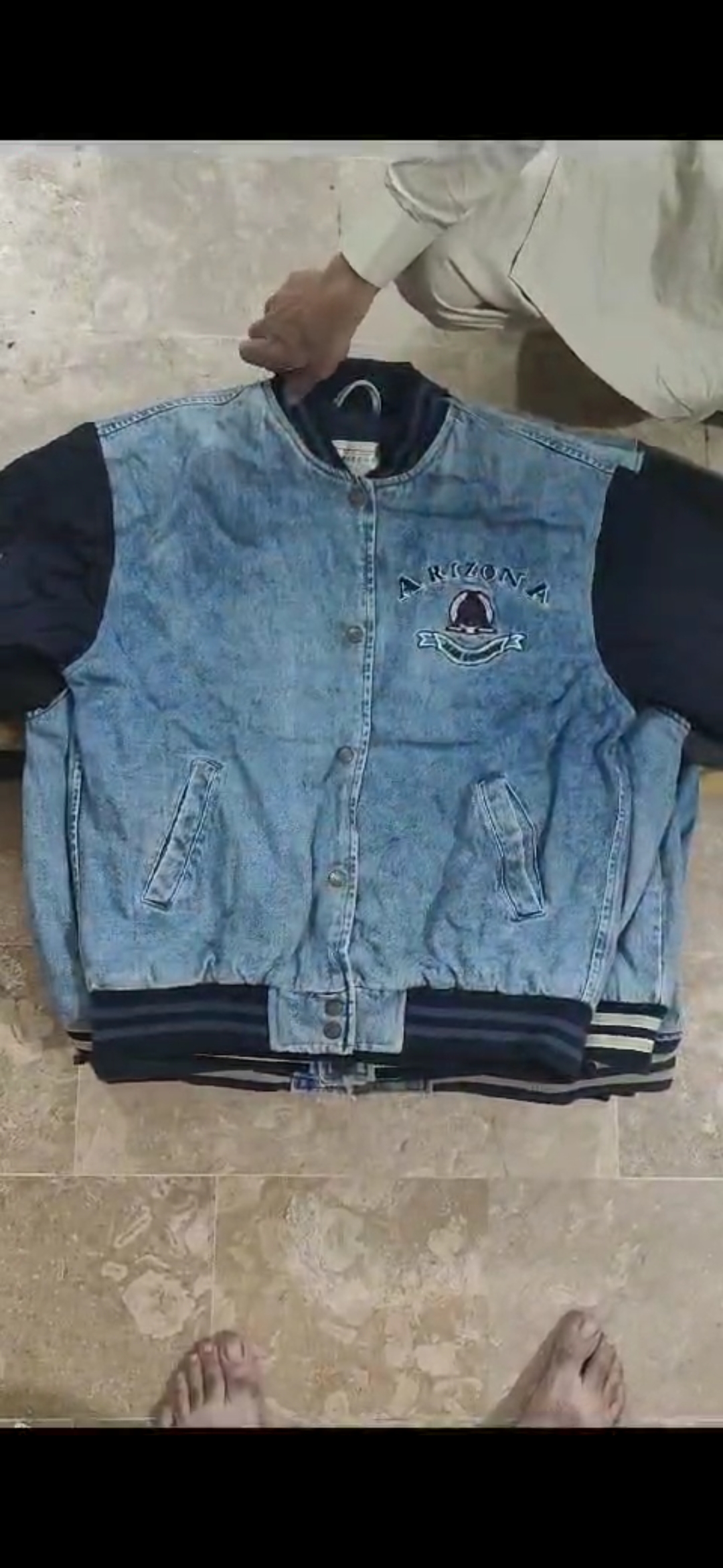 Jeans Stadionjacke 30 Stück A+B-Qualität