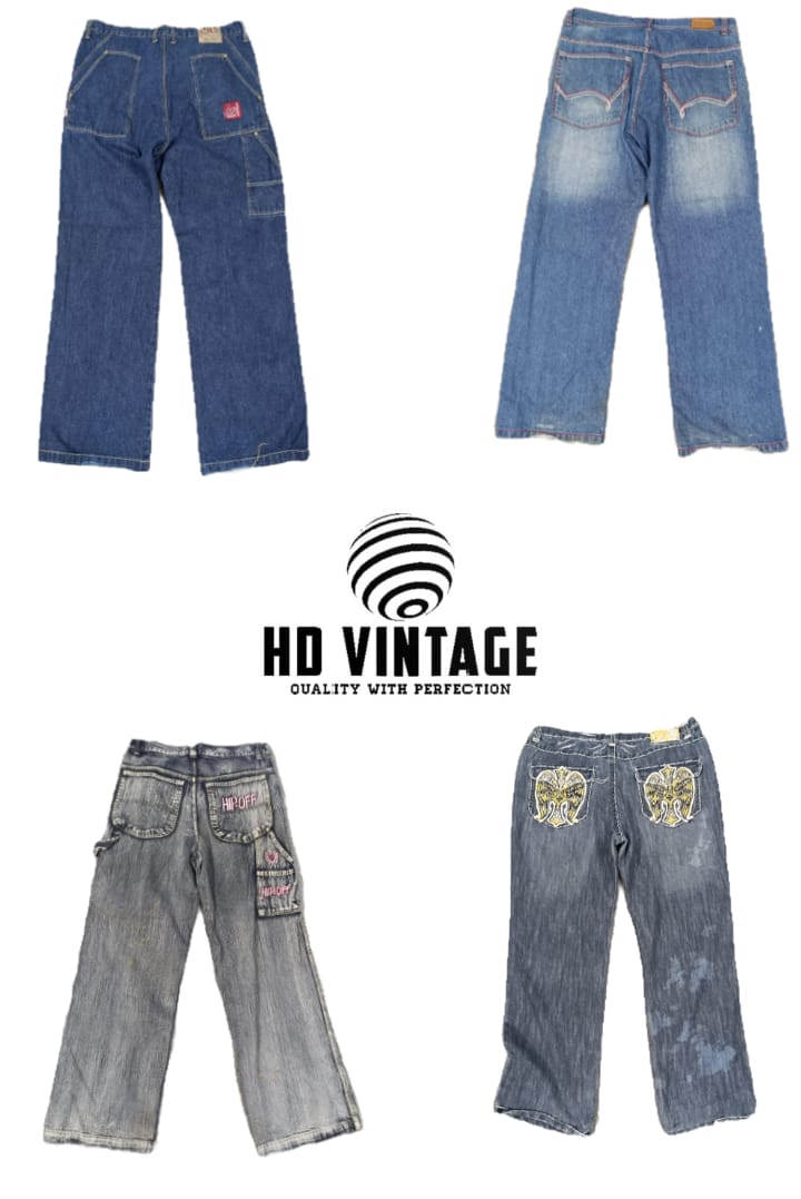 HD294 Men Premium Baggy Jeans - 23 pcs