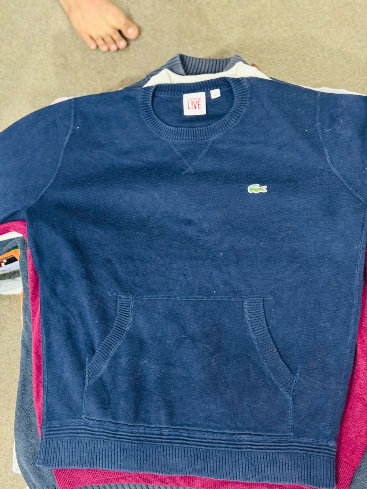 Sweat-shirt Lacoste de marque 43 pcs