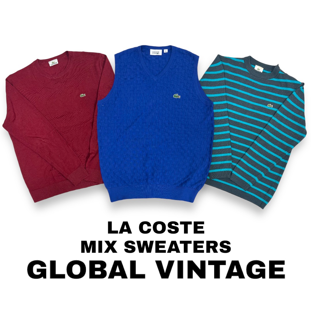 Lacoste Crewnecks And Roundneck Sweaters - 10 Pieces