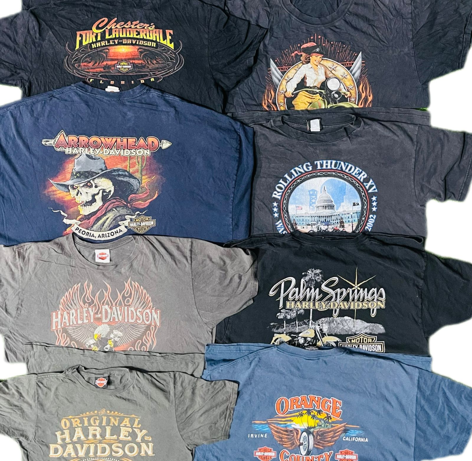 Harley davidson t shirts 40 pcs