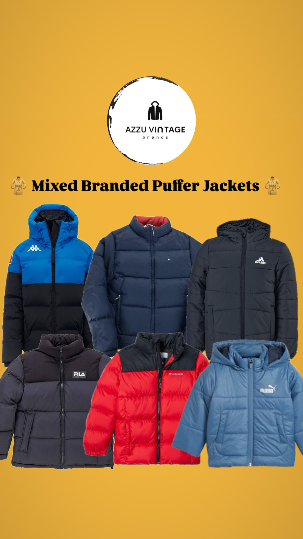 Mixed Branded Puffer Jackets