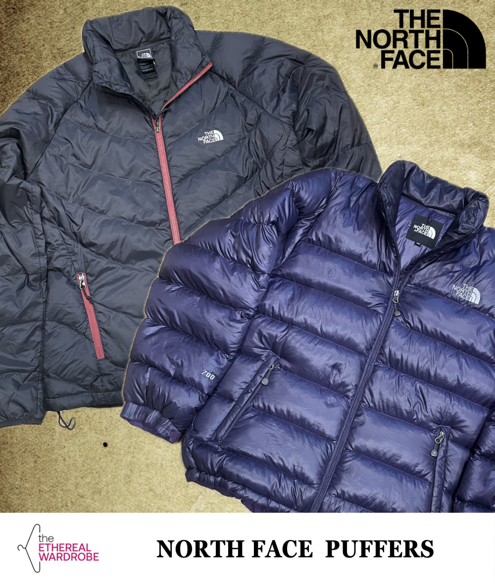 The North Face Puffer Jackets 10pcs S-L