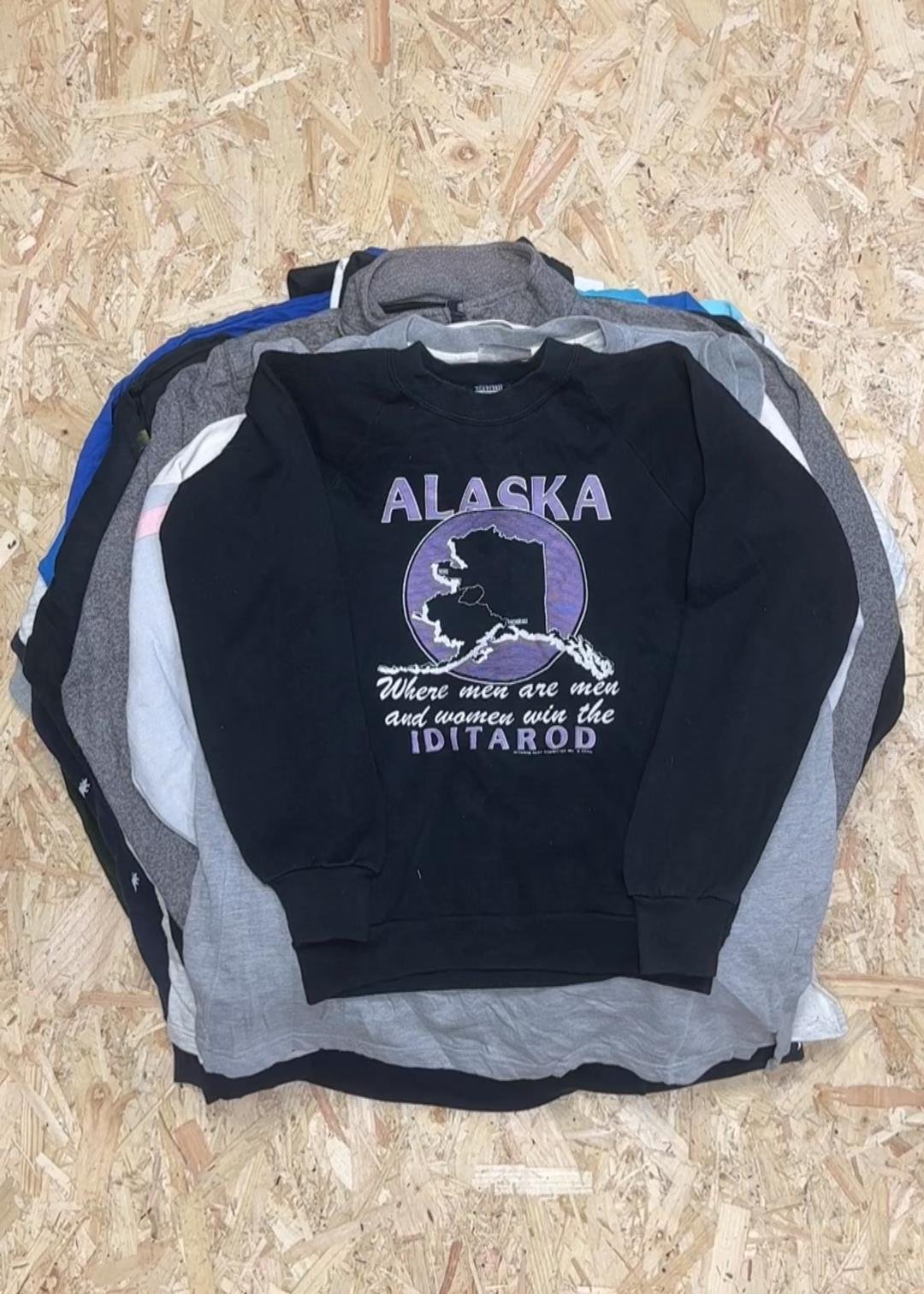 Bedruckte / Bestickte Sweatshirts und Hoodies Vintage x 30