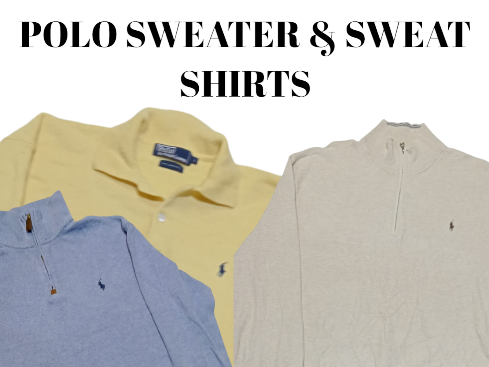 PULL POLO ET SWEAT-SHIRTS