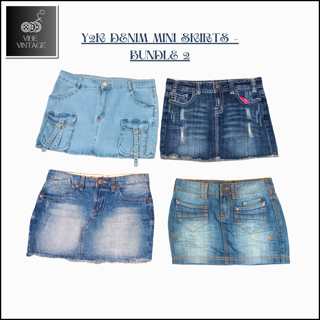 Y2K DENIM MINI SKIRTS 10 PCS (BUNDLE 2)