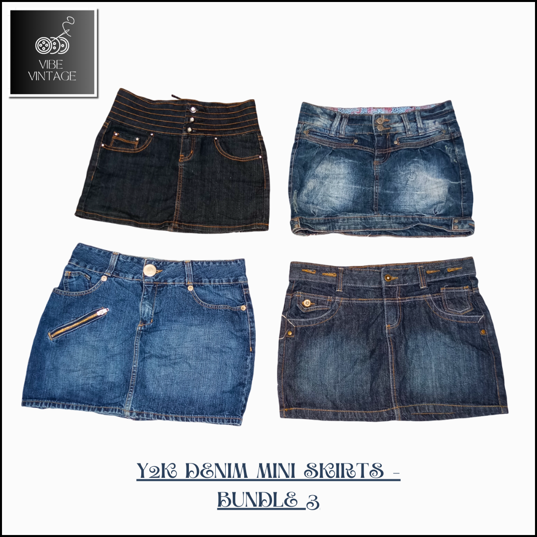 Y2K DENIM MINI SKIRTS 10 PCS (BUNDLE 3)