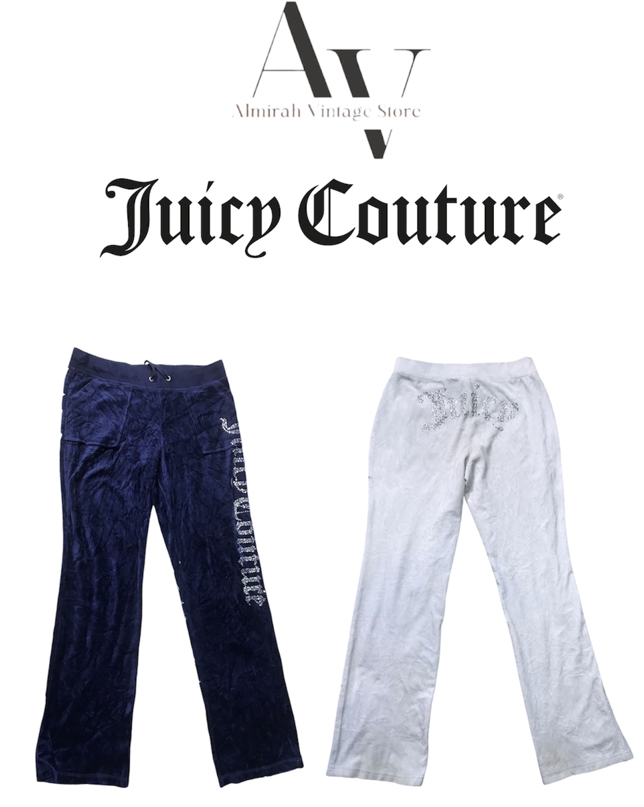 Calças juicy couture Grade AB suculentas 13 peças