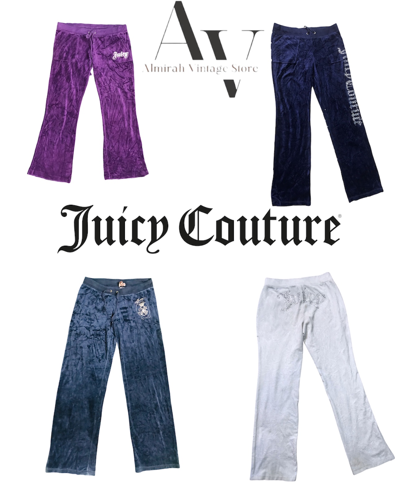 Juicy couture grade AB 70 pcs