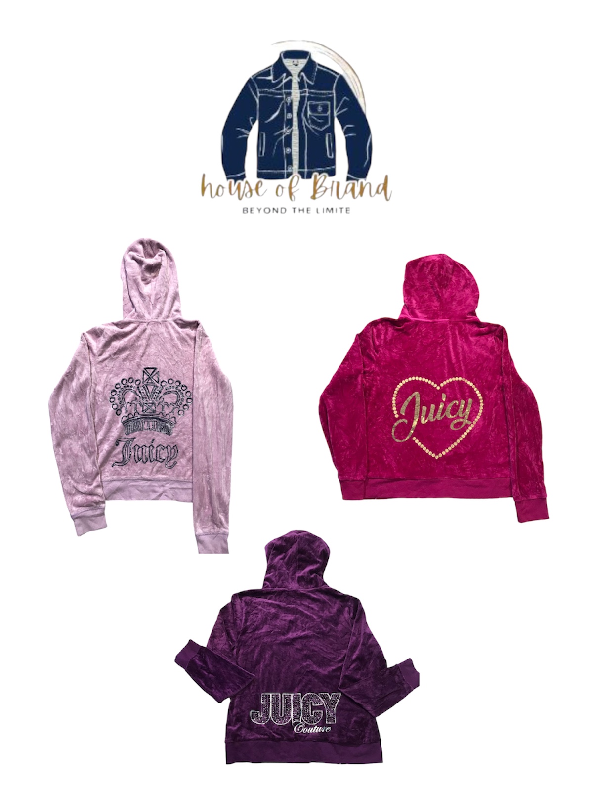 Beautiful Emlishment design of Juicy Jackets