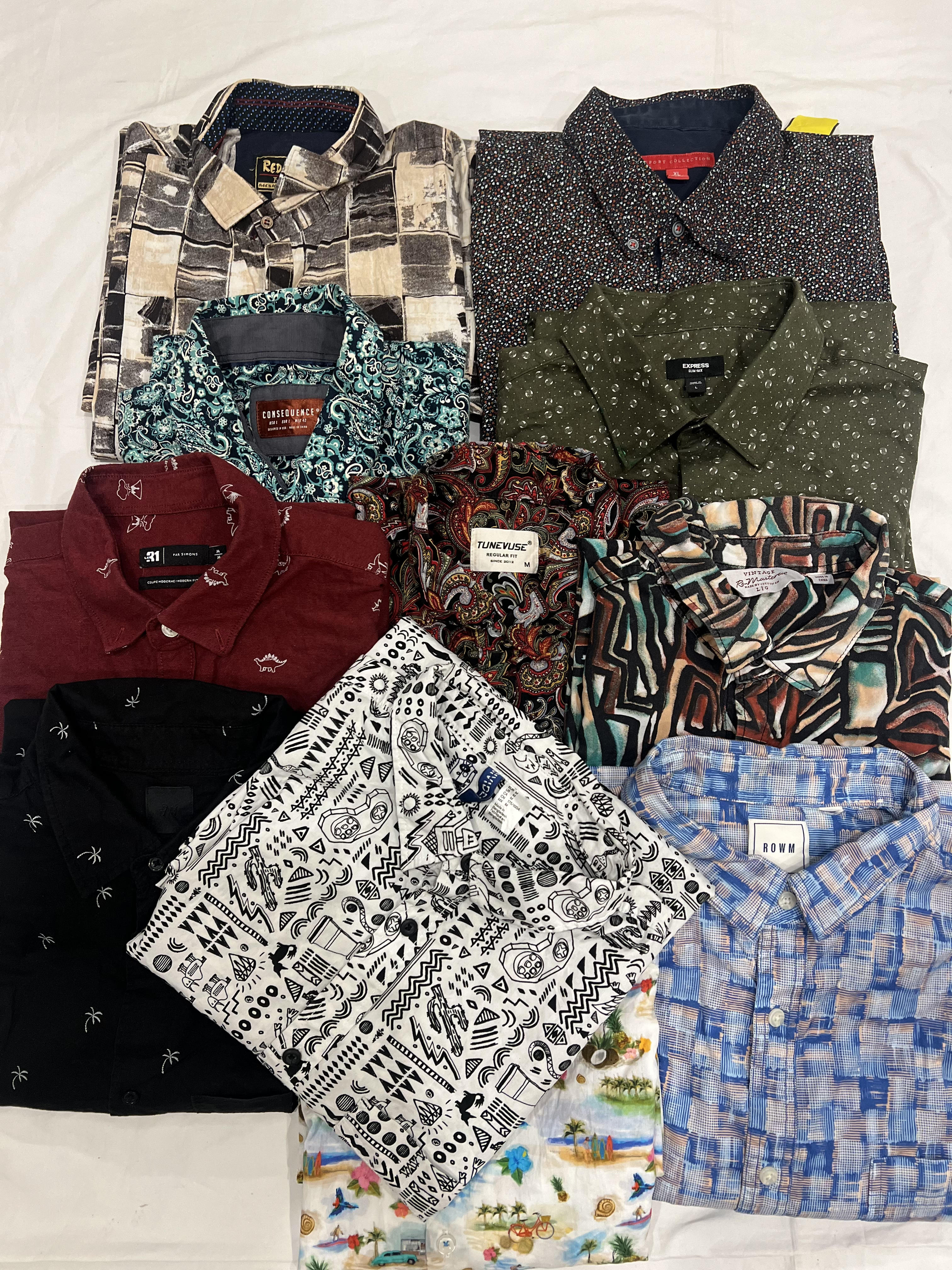 Floral & Printed Casual Shirts 30 pcs