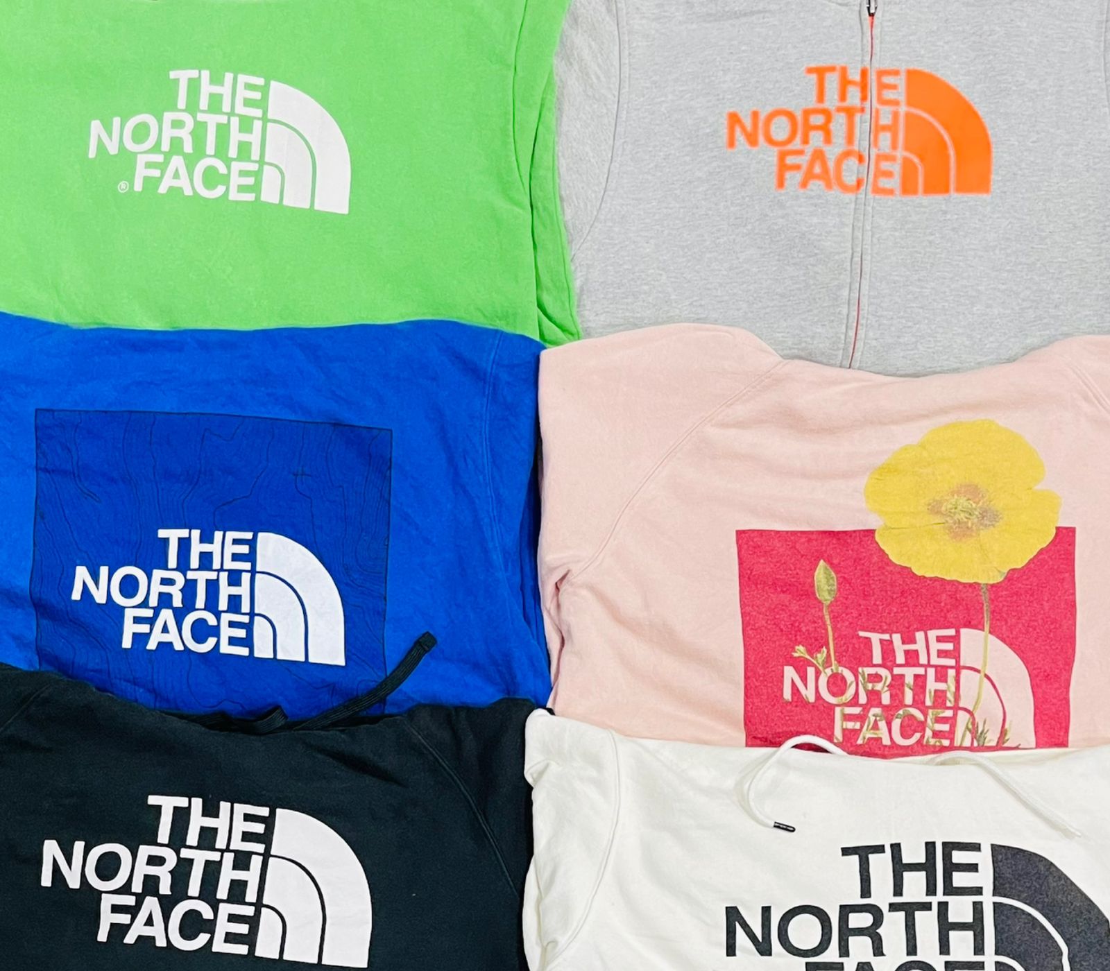 The north face hoodies and sweatshirts 15 pcs