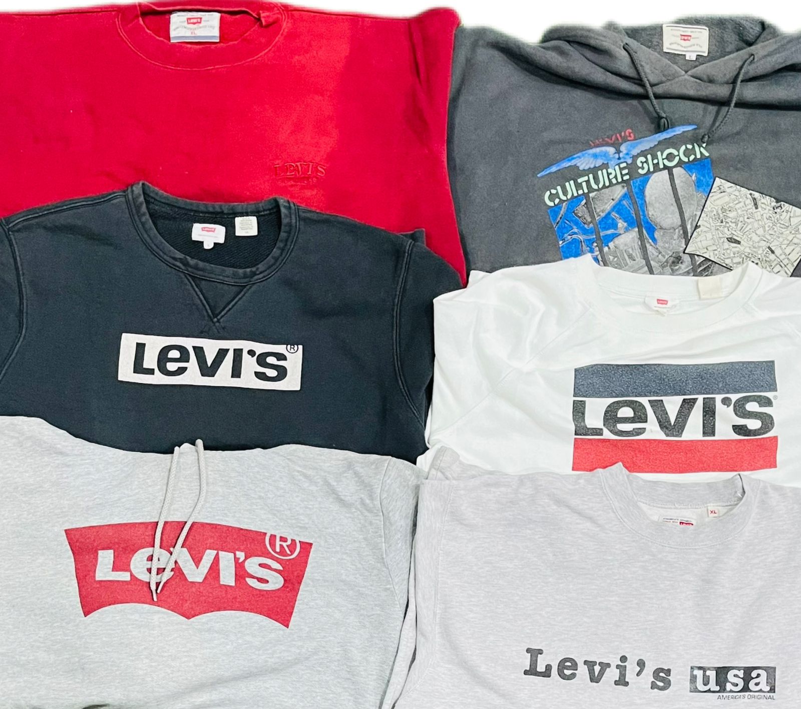 Levis sweatshirts and hoodies 10 pcs