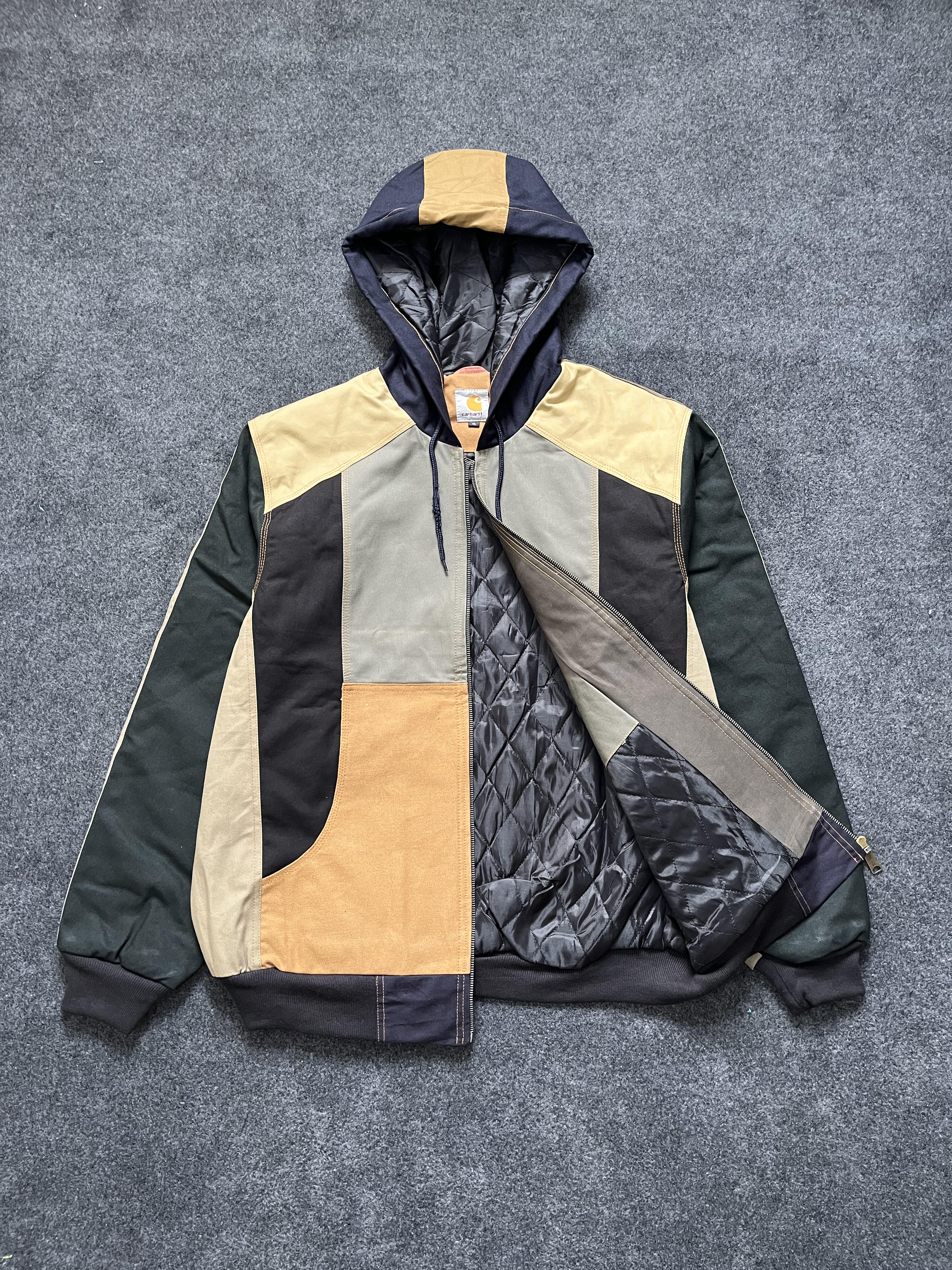 Hoodies Patchwork Style Rework Vintage Carhartt Tous Tailles - MOQ 15 pcs