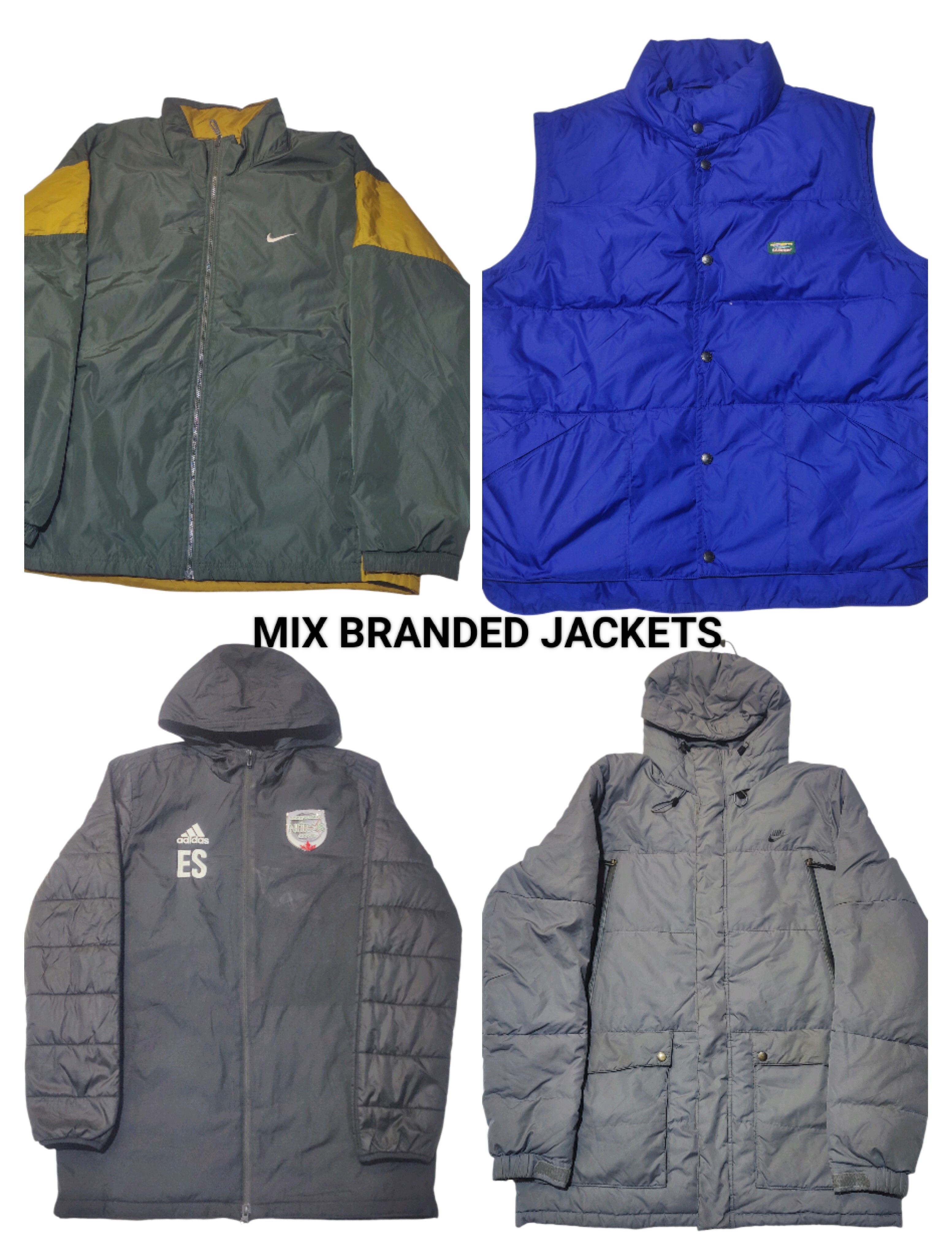 MIX BRANDED JACKETS ( ALL BRANDS MIX)