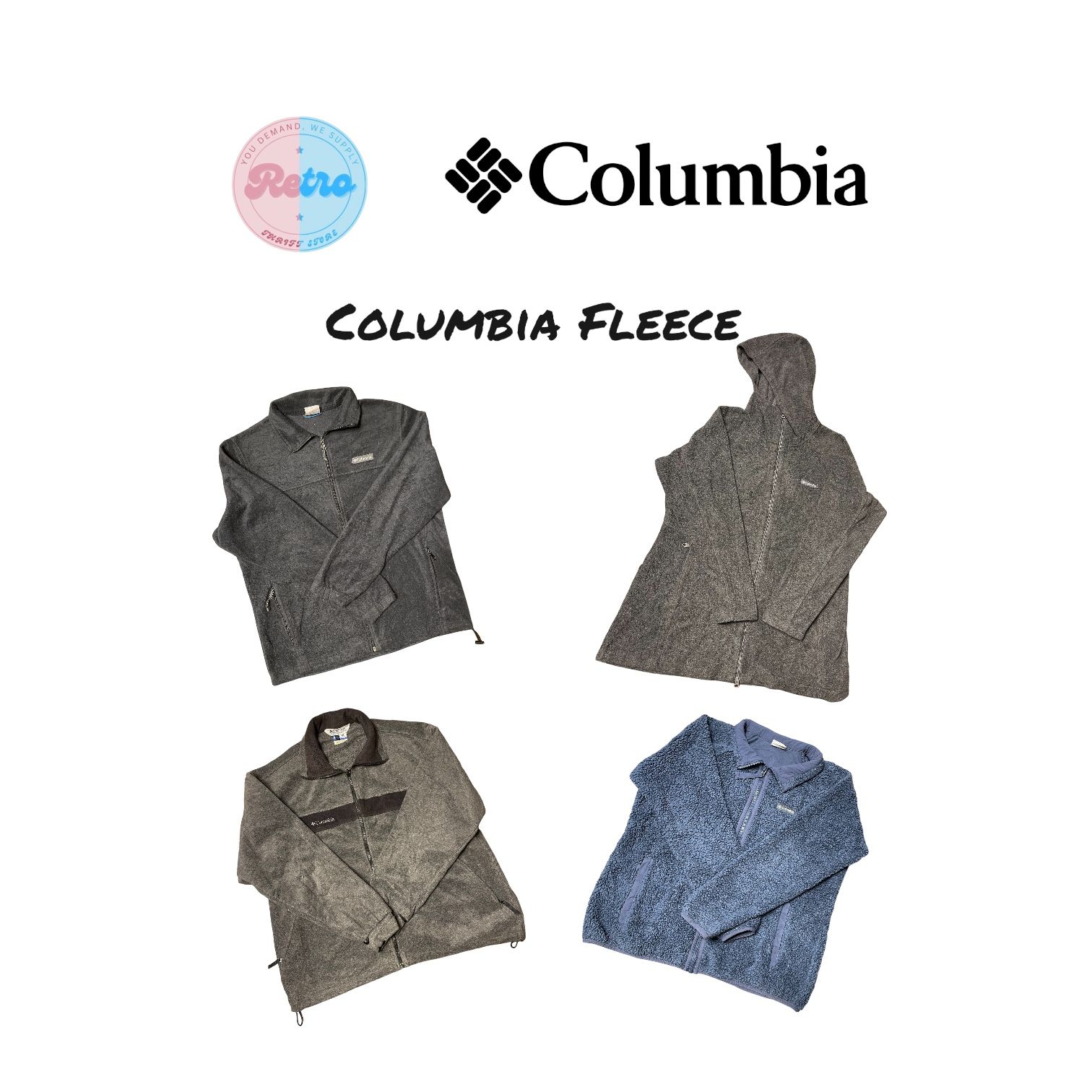 Vestes en polaire Columbia 8 pièces