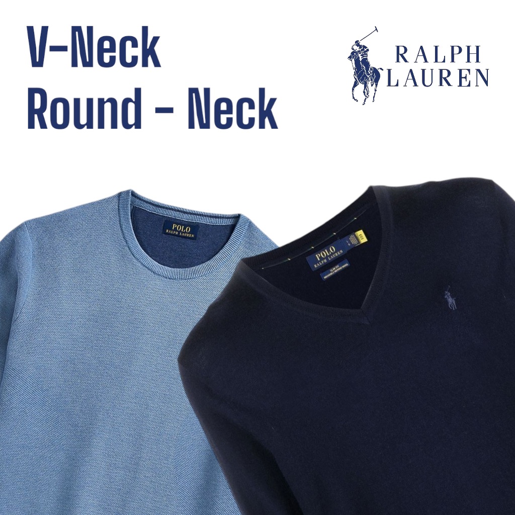 Pulls V-neck et cols ronds Ralph Lauren | 34 PCS