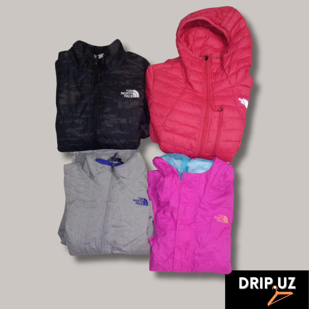 The North Face Windbreaker Puffer Jackets Bundle