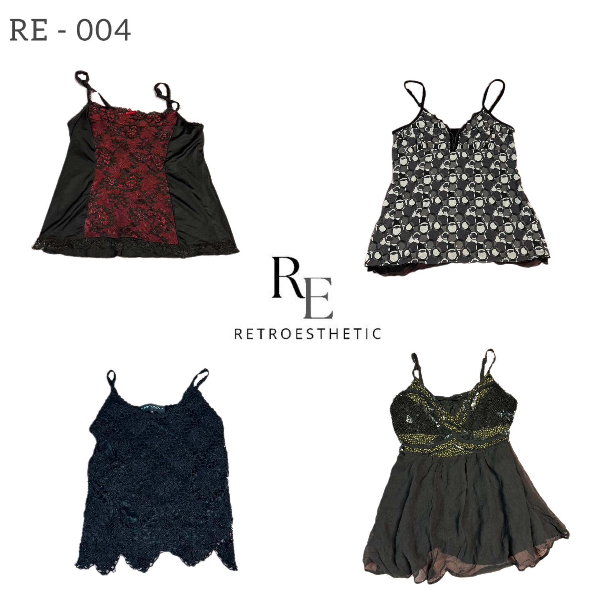 Y2K Gothic Tops (RE-004)