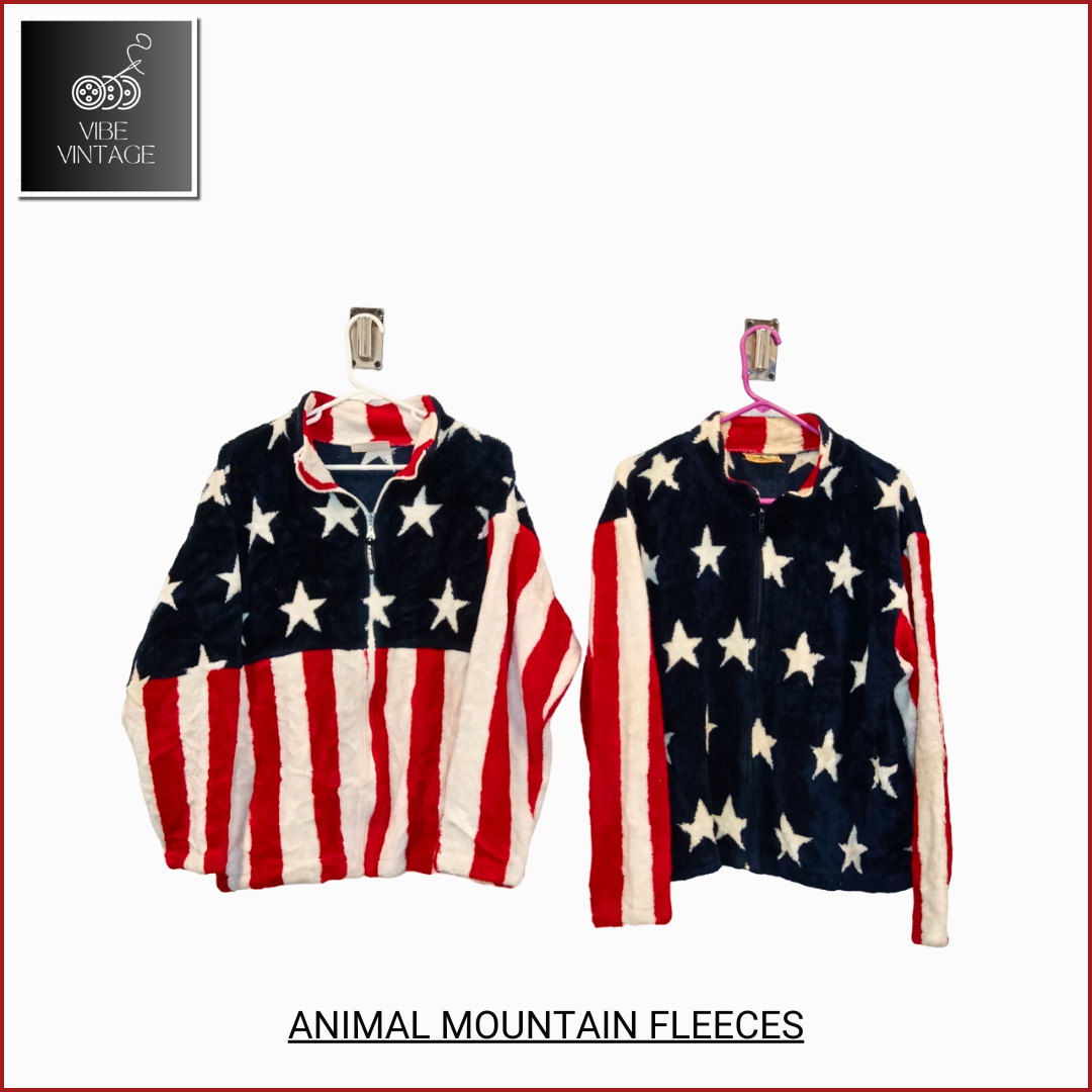 ANIMAL MOUNTAIN FLEECES - 09 PCS