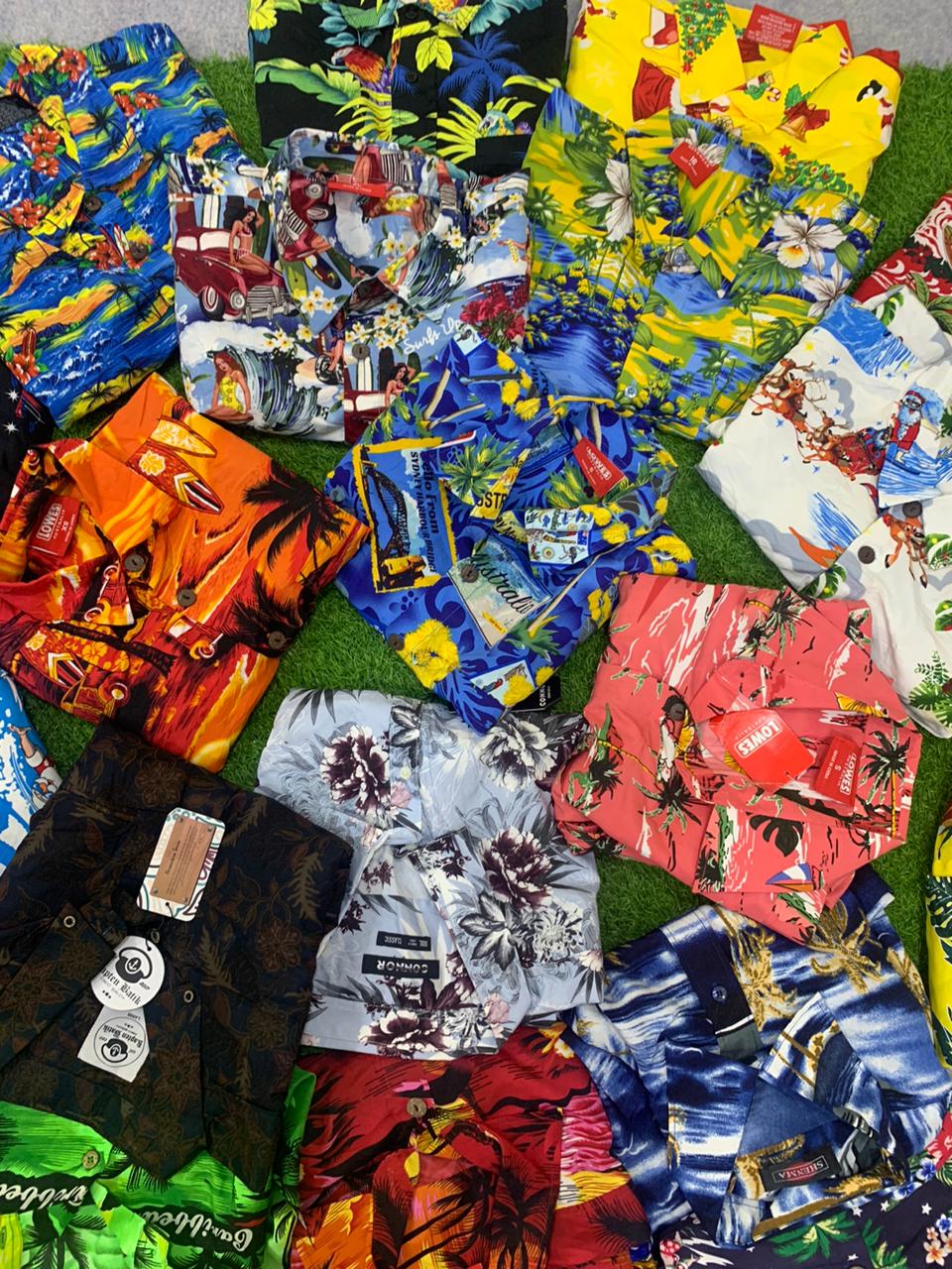 Hawaiian Shirts Grade A 100 Pcs