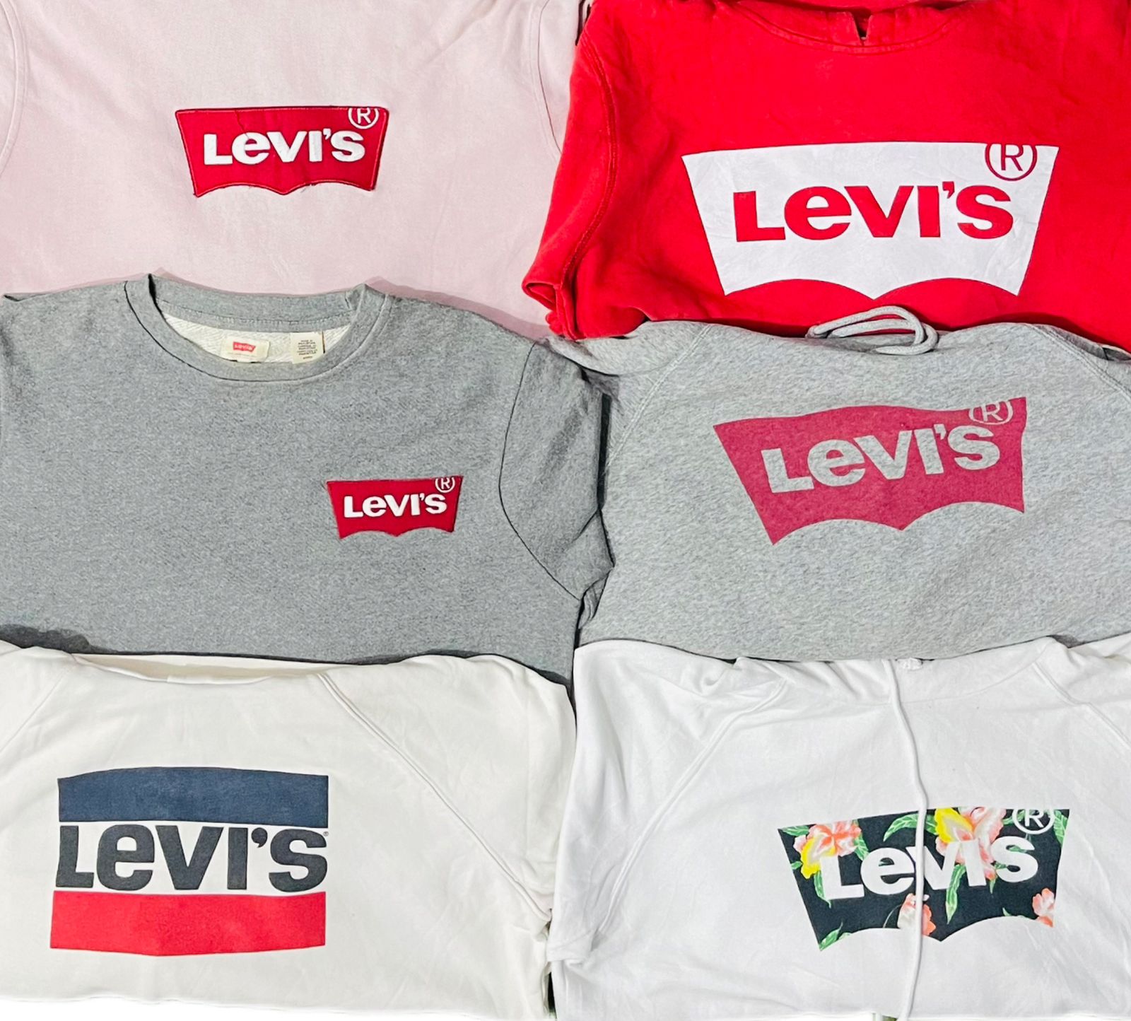 Levis sweatshirts and hoodies 12 pcs