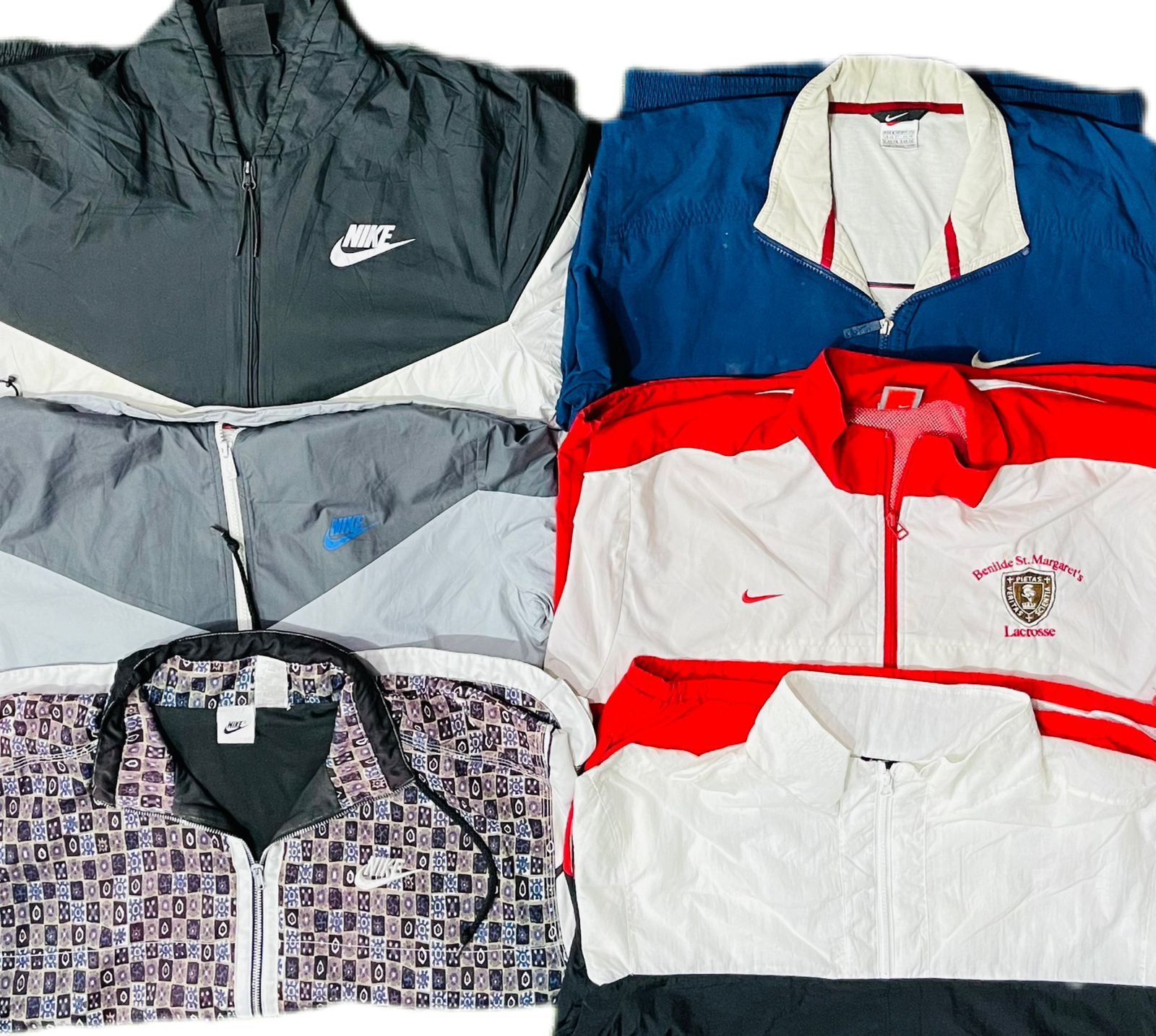Nike parachute jackets 10 pcs