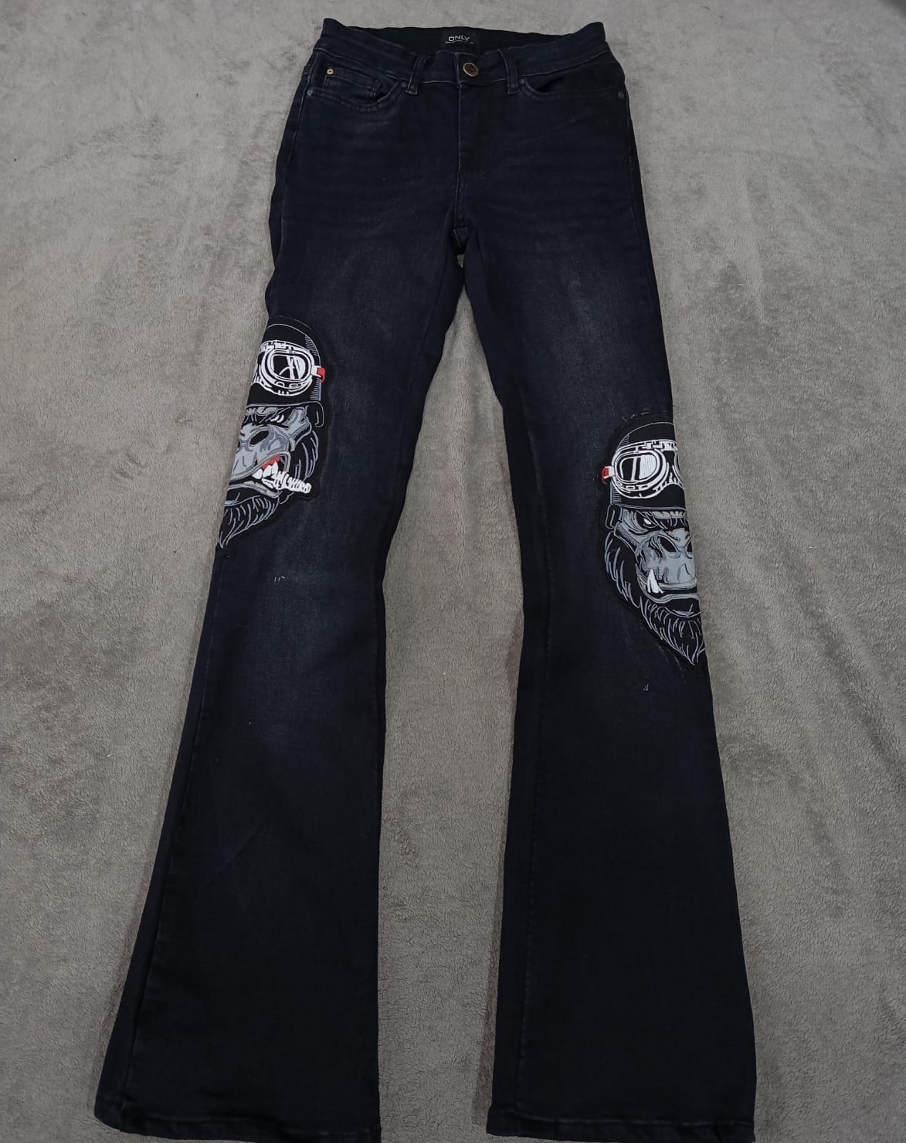 CR2379 Jeans à broderie de retouche - 10 pièces