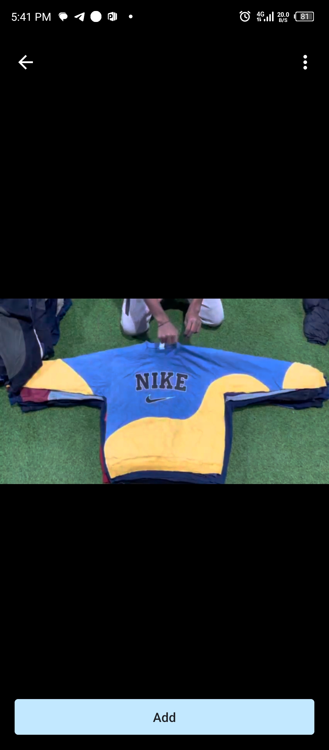 Nike rework style sweatshirts 100 pcs