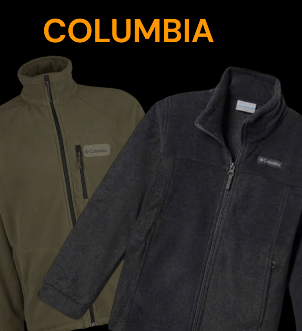 Columbia polaires et coupe-vent 50 pièces