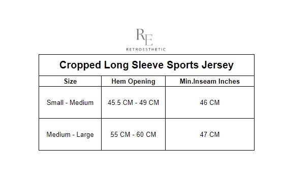 REWORKED Long Sleeve Cropped Sports Jersey AW24