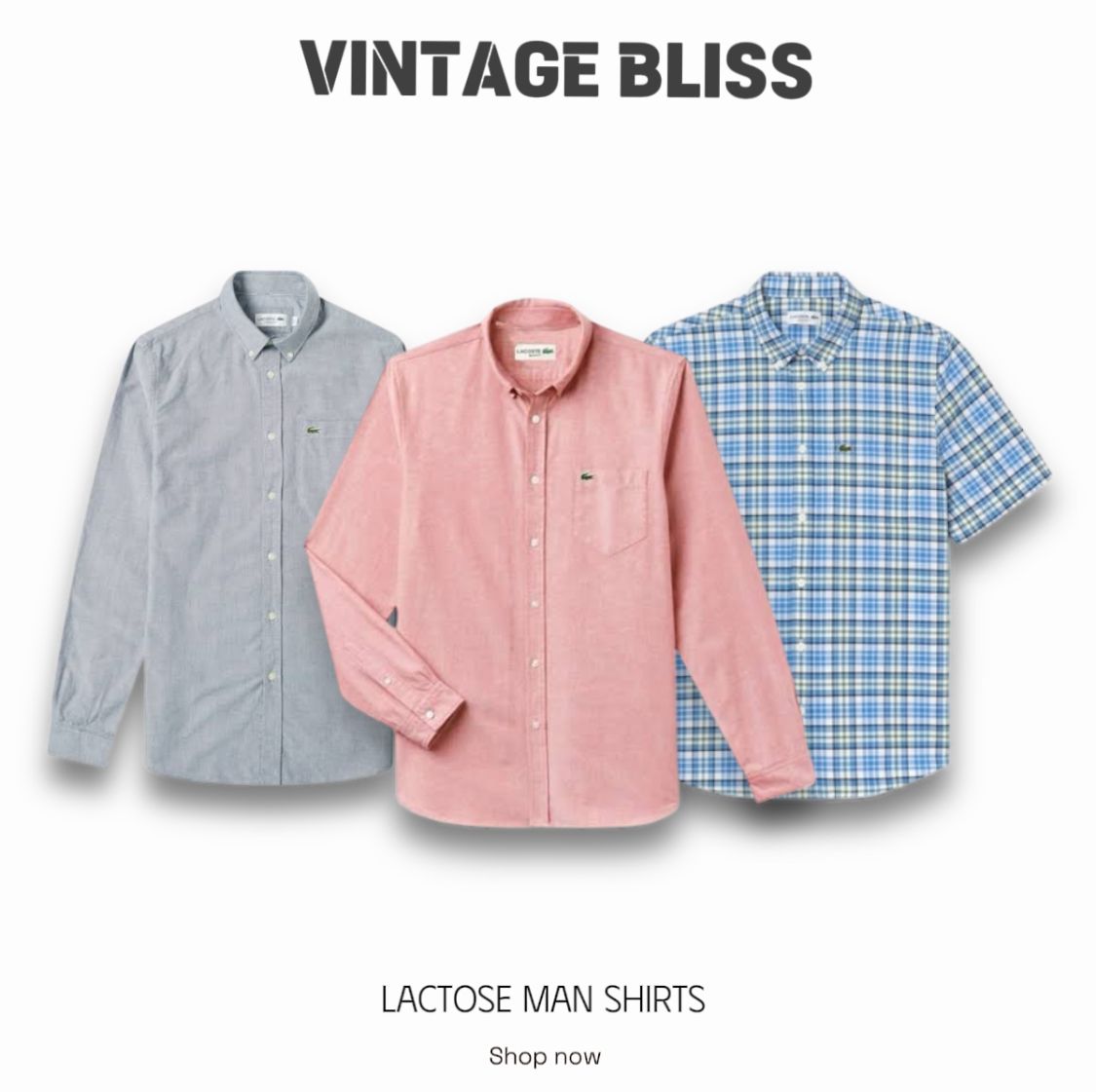 Chemises pour hommes Lacoste