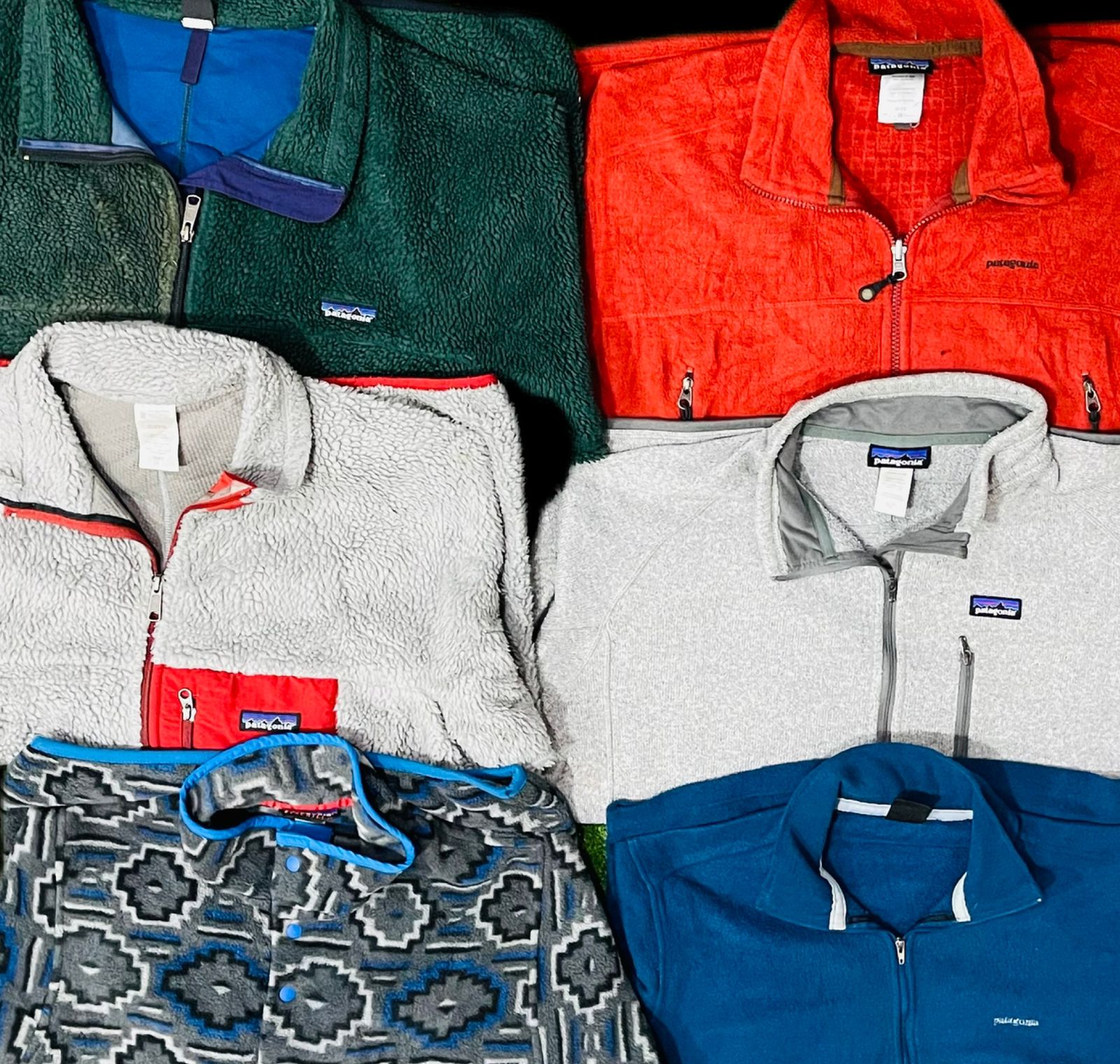 Patagonia fleece jackets 15 pcs