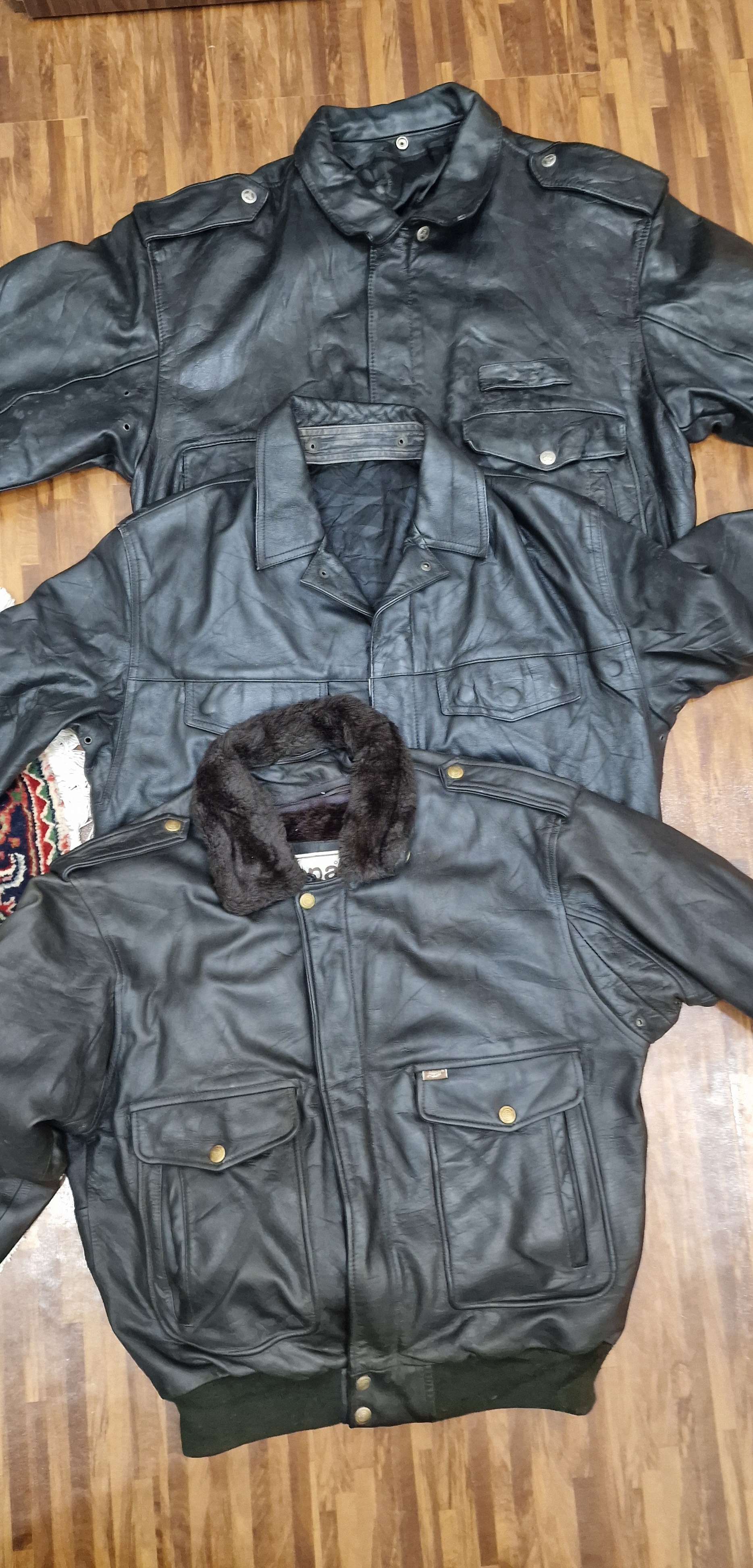 Mens vintage flight leather jackets