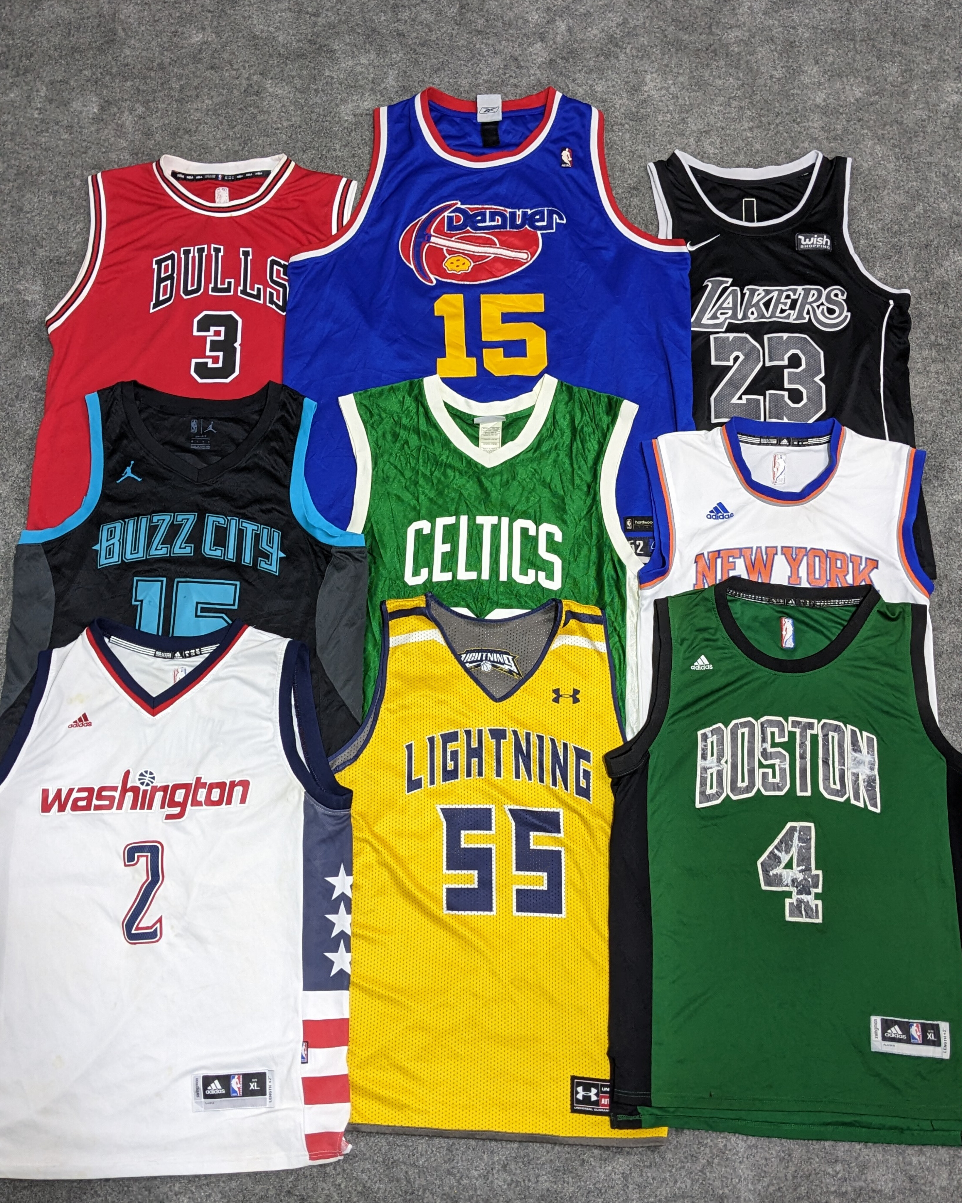 NBA Jerseys 18 Pieces