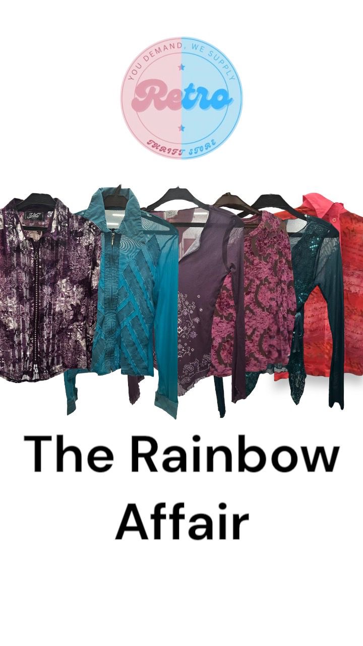 The Rainbow Affair: Y2K Mesh Top 19 pieces